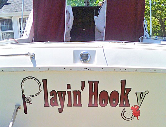 boat lettering long island ny